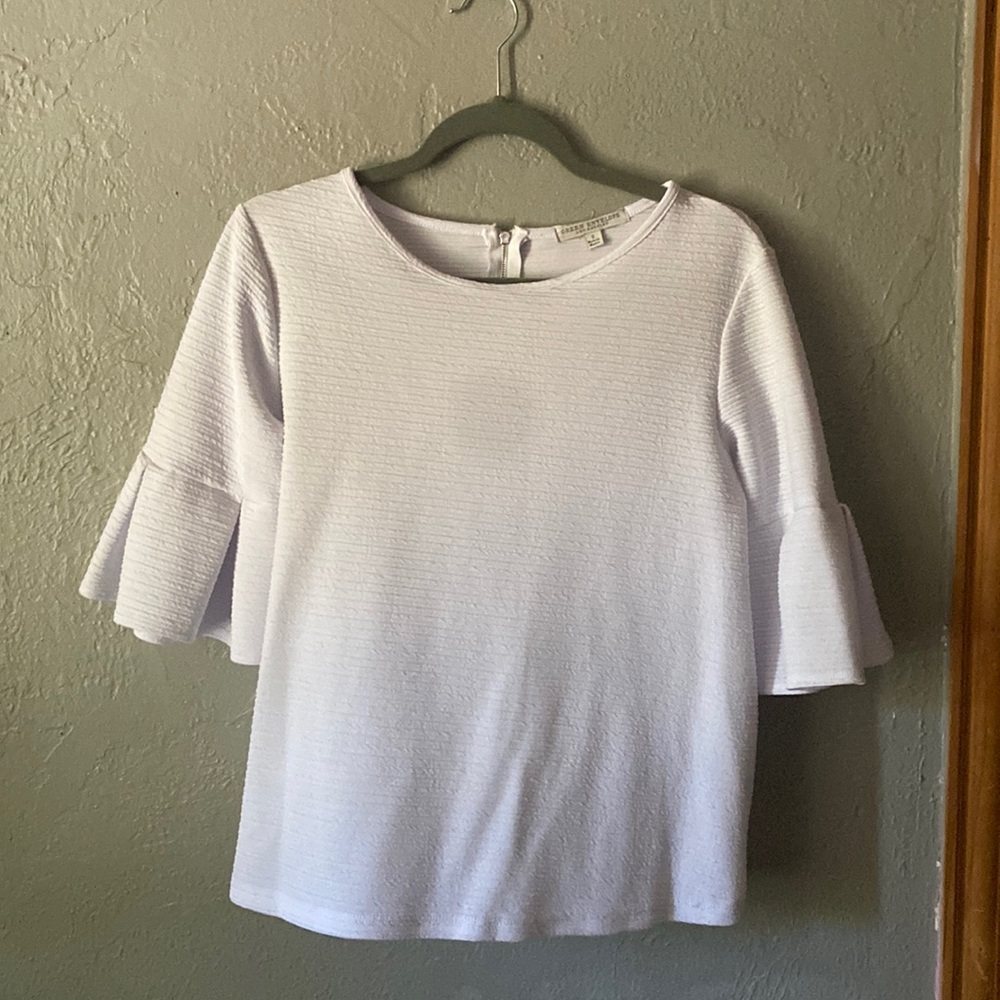 Green Envelope, White blouse, S